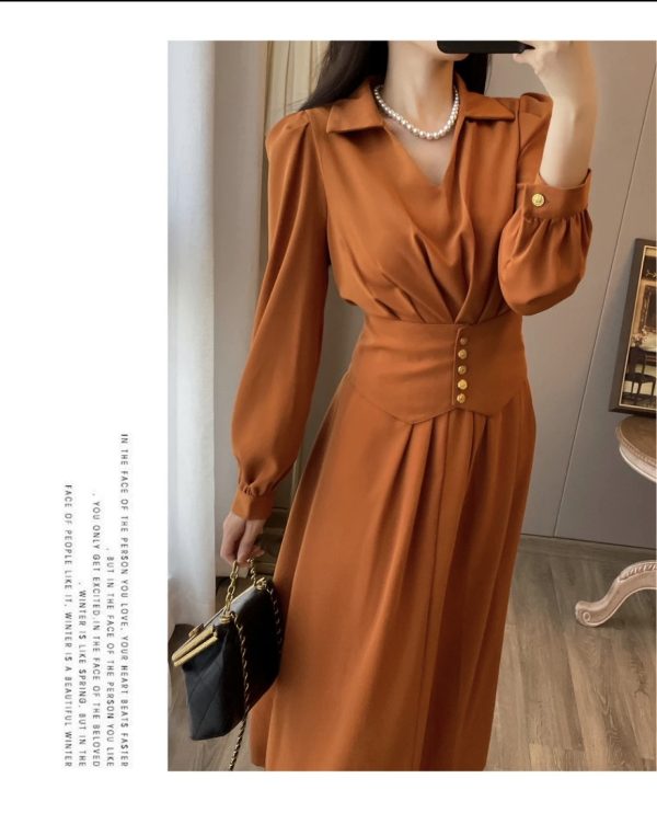 Đầm Tiệc Tone Đen Dáng Dài Thanh Lịch - VADLADY