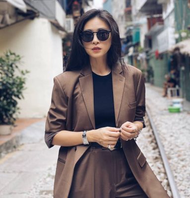 Cách phối áo blazer đẹp quanh năm cho nàng