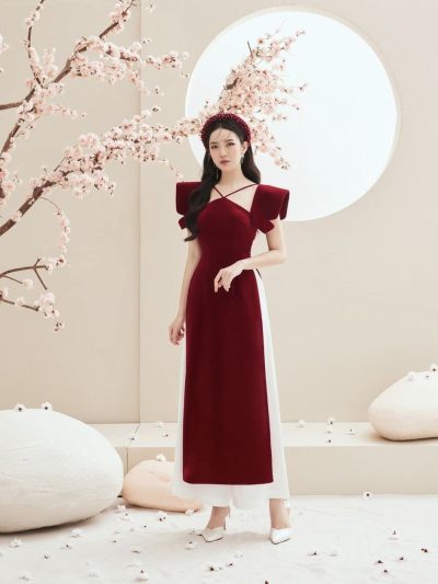 Đầm Nhung Đỏ Tết 2023 - VADLADY