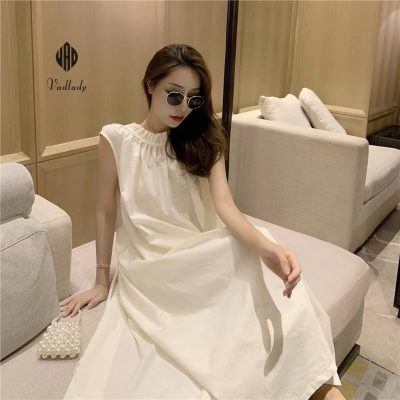 Set Đầm Váy Hở Lưng Sang Trọng Tone Trắng Yêu Kiều - VADLADY