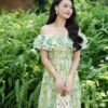 Đầm/Váy Hoa Đẹp Chất Liệu Tơ Óng Form Dáng Thanh Lịch - VADLADY