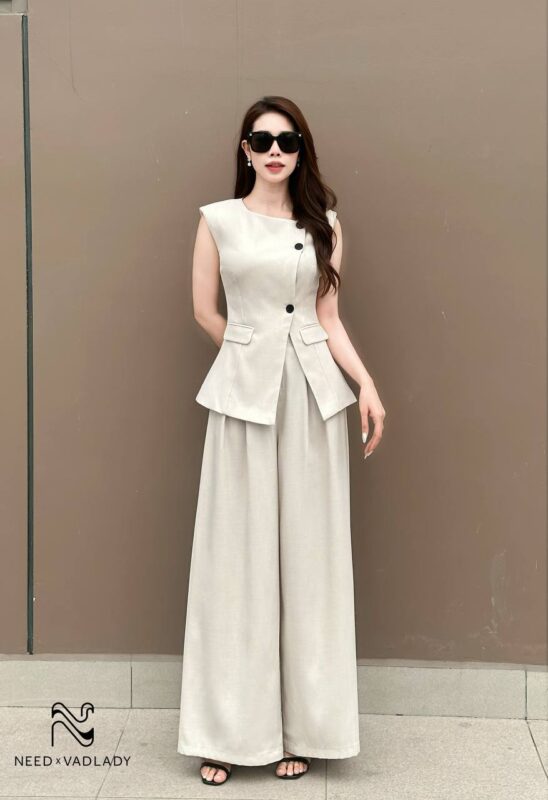 Set/Bộ Vest Sát Nách Mới Nhất Ưa Chuộng Hàng Đầu - VADLADY