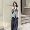 Set/Bộ Vest Thiết Kế Kẻ Caro Sang Trọng Yêu Kiều - VADLADY