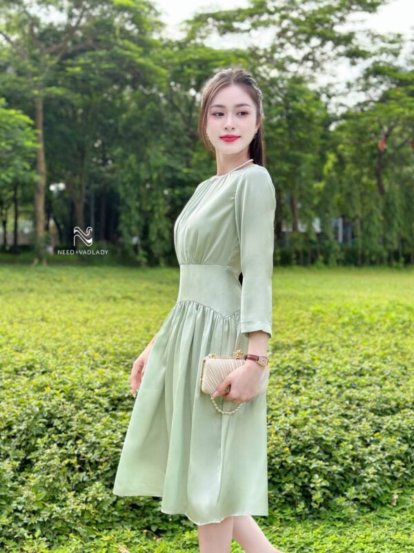 Đầm/Váy Thiết Kế Công Sở Tone Xanh Nhẹ Nhàng - VADLADY