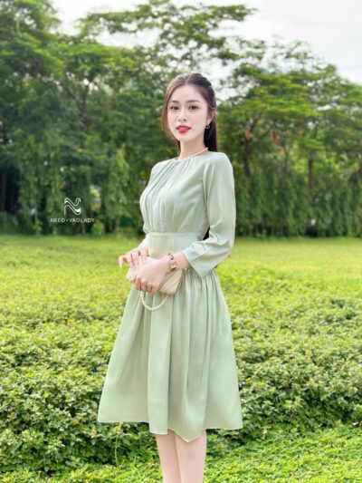 Đầm/Váy Thiết Kế Công Sở Tone Xanh Nhẹ Nhàng - VADLADY