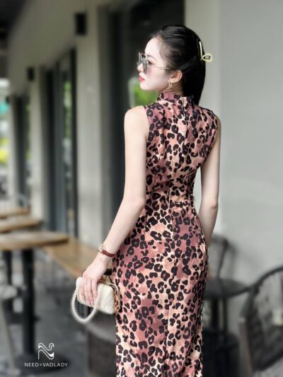 Đầm/váy Thiết Kế Chiffon In Beo Sang Chảnh - VADLADY