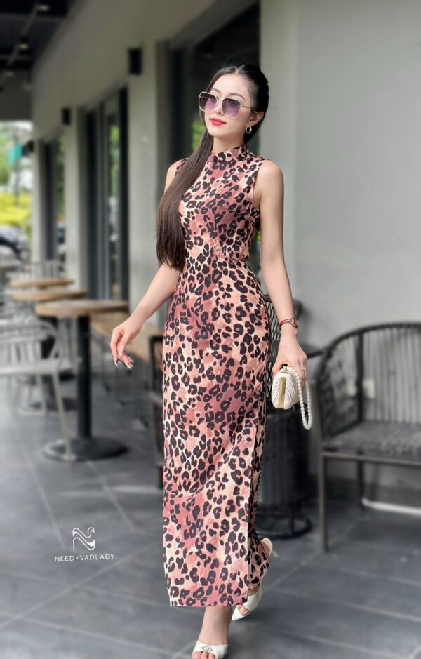 Đầm/váy Thiết Kế Chiffon In Beo Sang Chảnh - VADLADY