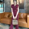 Set/Bộ Vest Dáng Ôm Quần Ống Loe Thời Thượng - VADLADY