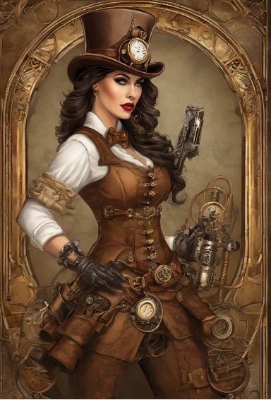 Phong Cách Thời Trang Công Nghệ Pha Cổ Điển - Steampunk Style