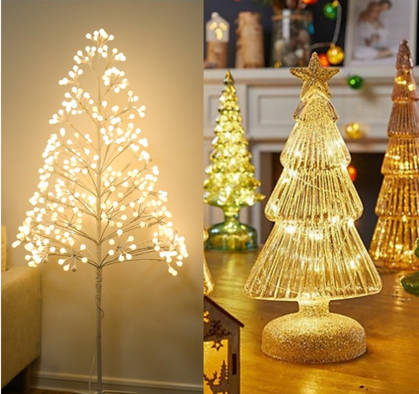 Cách làm cây thông Noel bằng đèn led nháy