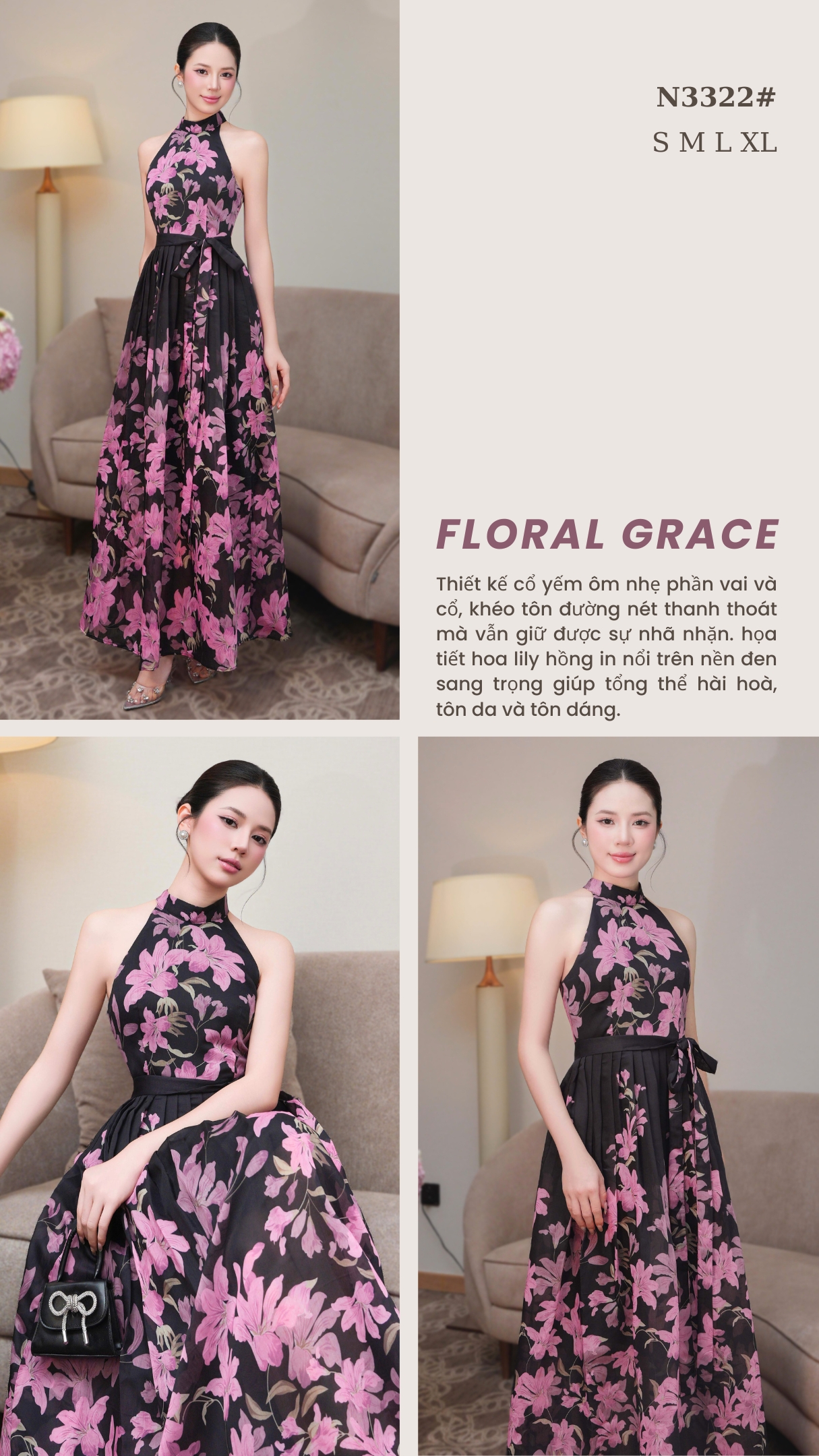 Set đầm sang chảnh cho quý cô thời thượng VADLADY