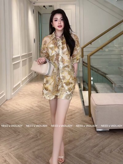 Set Đồ Tông Vàng Ánh Nhẹ Cá Tính Thanh Lịch – VADLADY