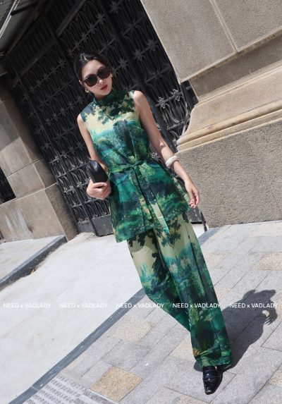 Set Đồ Sát Nách In Họa Tiết Rừng Xanh Cá Tính – VADLADY
